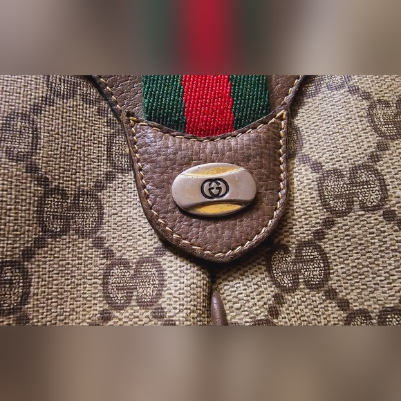 Vintage Gucci GG Supreme Web Sherry Line Shoulder Bag - Picture 3 of 16